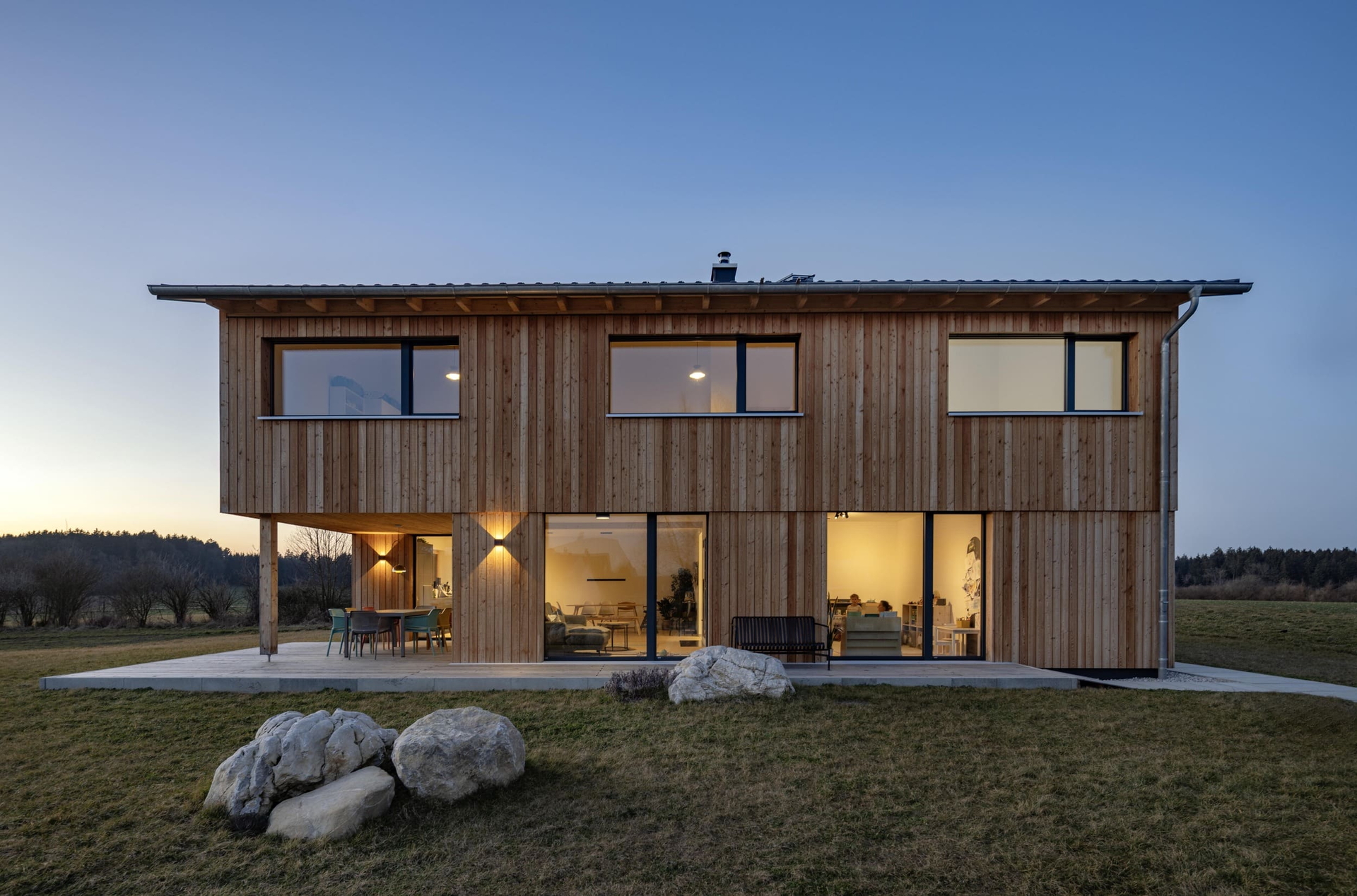 Schlüsselfertiges Holzhaus im Raum Trostzberg