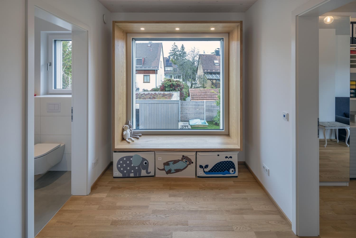 Sitznische im Fenster