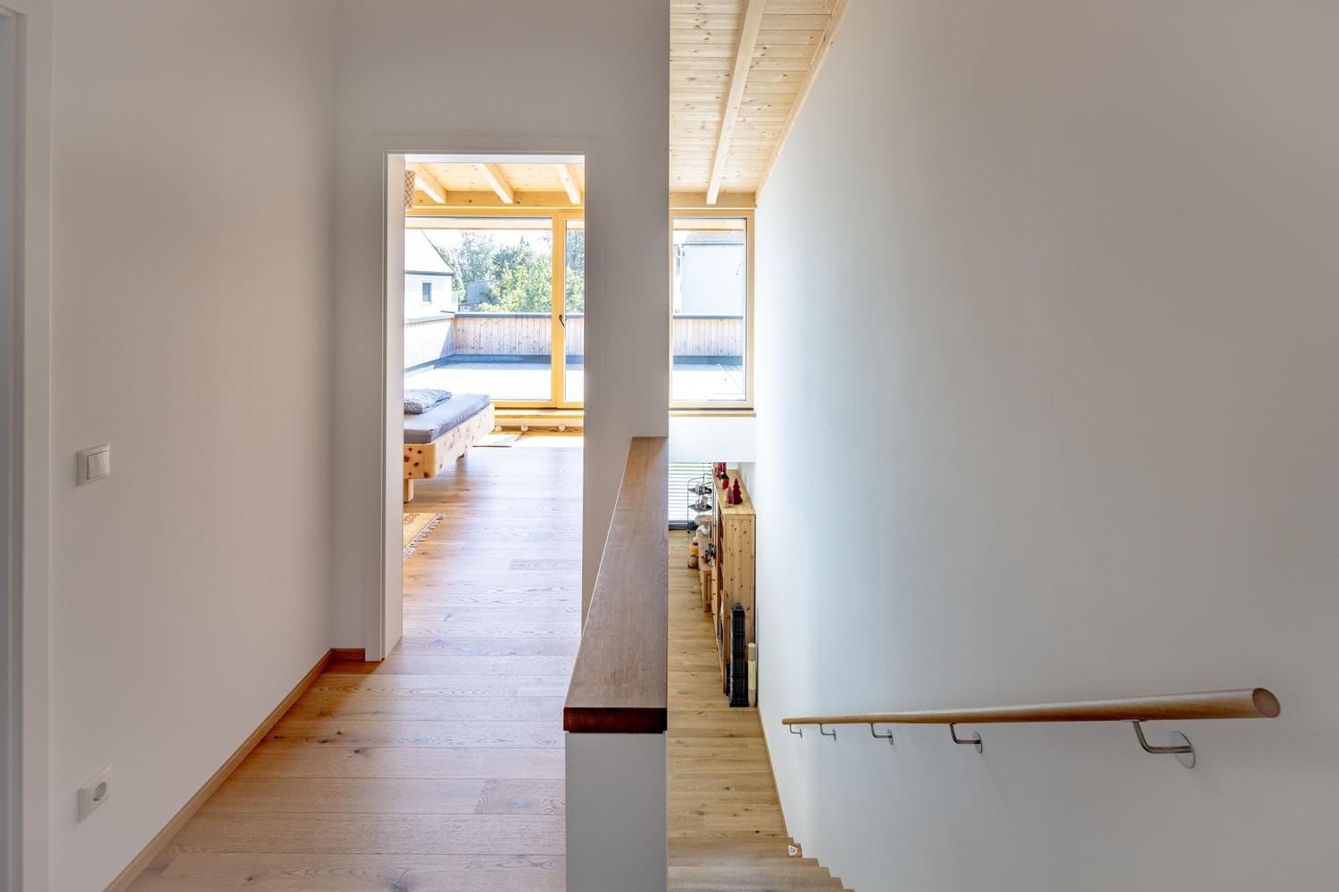 Treppe und Obergeschoss